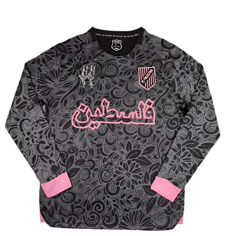 “Thawb & Thunder” Floral Long Sleeve – Palestine Edition