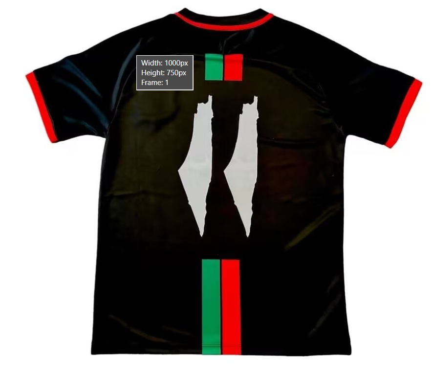 FC Palestine Heritage Jersey – Black Unity Edition